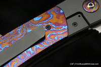 Seraphim Korsar ZlaTiTim custom knife (Zladi, Ti, timascus)
