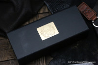 Seraphim Vect LamTim custom knife (Laminated steel, Ti, Timascus, pearl)