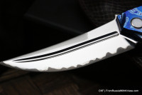 Seraphim Vect LamTim custom knife (Laminated steel, Ti, Timascus, pearl)