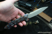 #25 Rabbit Knife customized (Alexey Konygin design, s35vn, titanium, bearings)