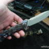 #25 Rabbit Knife customized (Alexey Konygin design, s35vn, titanium, bearings)