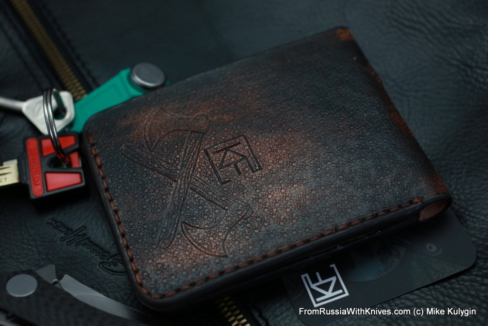 Custom Leather Wallet CKF DVKNGUS