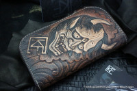 Custom Leather Clutch Wallet CKF UZHSNH