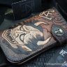 Custom Leather Clutch Wallet CKF UZHSNH