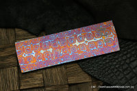 #827 -Sinus- ZlaTi billet (5&quot; - 1.6&quot; - 0.159&quot;) Titanium Damascus