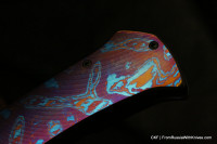 Seraphim Vect ZlaTim custom knife (ZlaDi, Ti, Timascus)