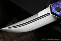 Seraphim Vect ZlaTim custom knife (ZlaDi, Ti, Timascus)