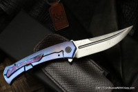 Seraphim Vect ZlaTim custom knife (ZlaDi, Ti, Timascus)