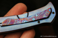 Seraphim Vect ZlaTim custom knife (ZlaDi, Ti, Timascus)
