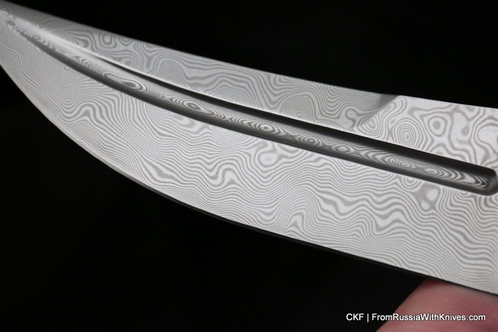 Seraphim Vect ZlaTim custom knife (ZlaDi, Ti, Timascus)