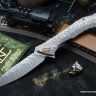 #26 Rabbit Knife customized (Alexey Konygin design, s35vn, titanium, bearings)
