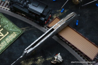 #26 Rabbit Knife customized (Alexey Konygin design, s35vn, titanium, bearings)