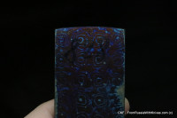 #828 -Sinus- ZlaTi billet (5&quot; - 1.6&quot; - 0.159&quot;) Titanium Damascus
