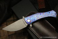 Seraphim Apach custom knife (M390, Ti, Timascus)