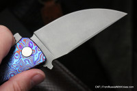 Seraphim Apach custom knife (M390, Ti, Timascus)