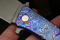 Seraphim Apach custom knife (M390, Ti, Timascus)