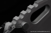 CKF/Rotten Evolution 2.0 (dark Ti handle, ZircuTi pivot collar, Zirc backspacer, ZircuTi clip, M390 handrubbed satin)