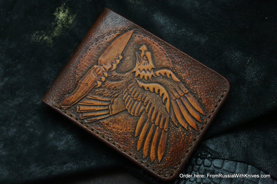 Custom Leather Wallet CKF Orelka