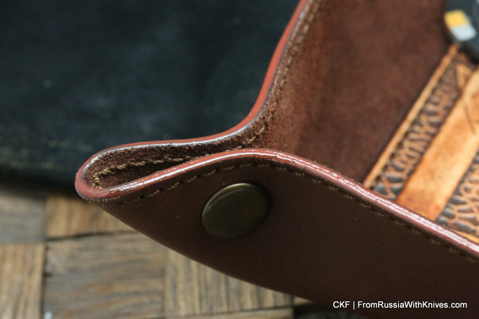 Custom CKF leather EDC tray