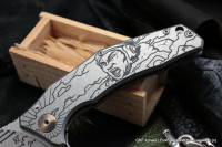 Customized Morrf Knife -KAMI BW-