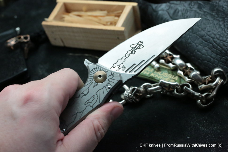 Customized Morrf Knife -KAMI BW-