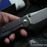 DISCONTINUED - Farko knife (blue G10, M390, Ti, bearings)