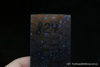 #824 -Drops- ZlaTi billet (5&quot; - 1.6&quot; - 0.159&quot;) Titanium Damascus