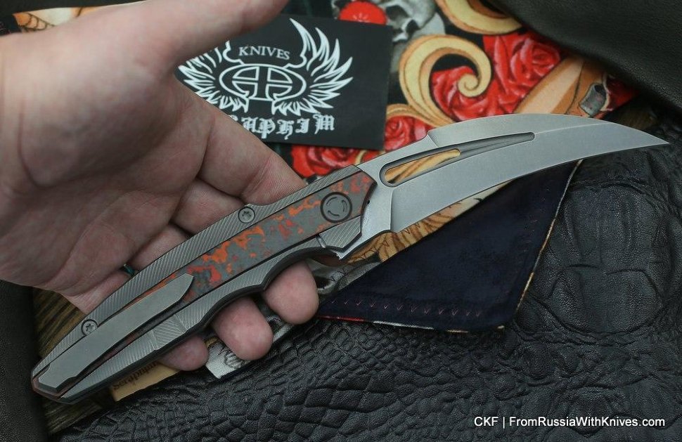 Seraphim Siruis knife (M390, Ti)