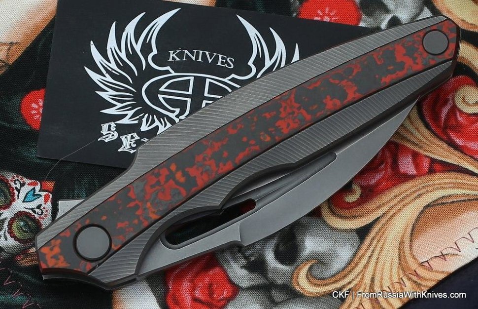 Seraphim Siruis knife (M390, Ti)