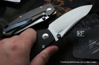 Farko knife (G10, M390, Ti, bearings)