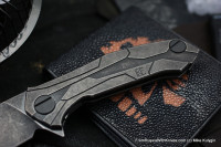 T92 #1 knife (Alexey Konygin design, M390, titanium, bearings)