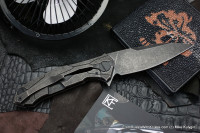 T92 #1 knife (Alexey Konygin design, M390, titanium, bearings)