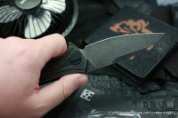 T92 #1 knife (Alexey Konygin design, M390, titanium, bearings)