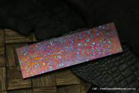 #812 -Illusion- ZlaTi billet (5&quot; - 1.6&quot; - 0.159&quot;) Titanium Damascus