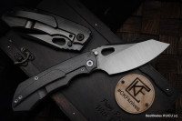 $150 First payment ($650 total) - CKF/Rotten Evo 3.0A (grey Ti handle, grey Ti clip &amp; spacer, M390 satin/stonewash