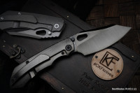 $150 First payment ($720 total) - CKF/Rotten Evo 3.0B (All black handle and blade DLC edition, M390 satin, Ti backspacer)