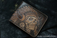 Custom Leather Wallet CKF Muslindi