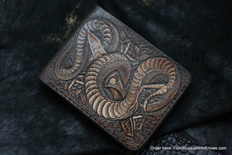 Custom Leather Wallet CKF Tegryuka